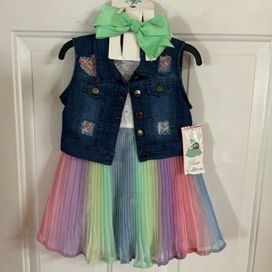 2T Rare Editions 2 Piece Set with matching bow.